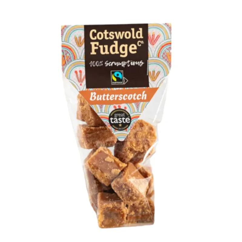 Saco de Butterscotch Fudge em fundo branco, packshot original